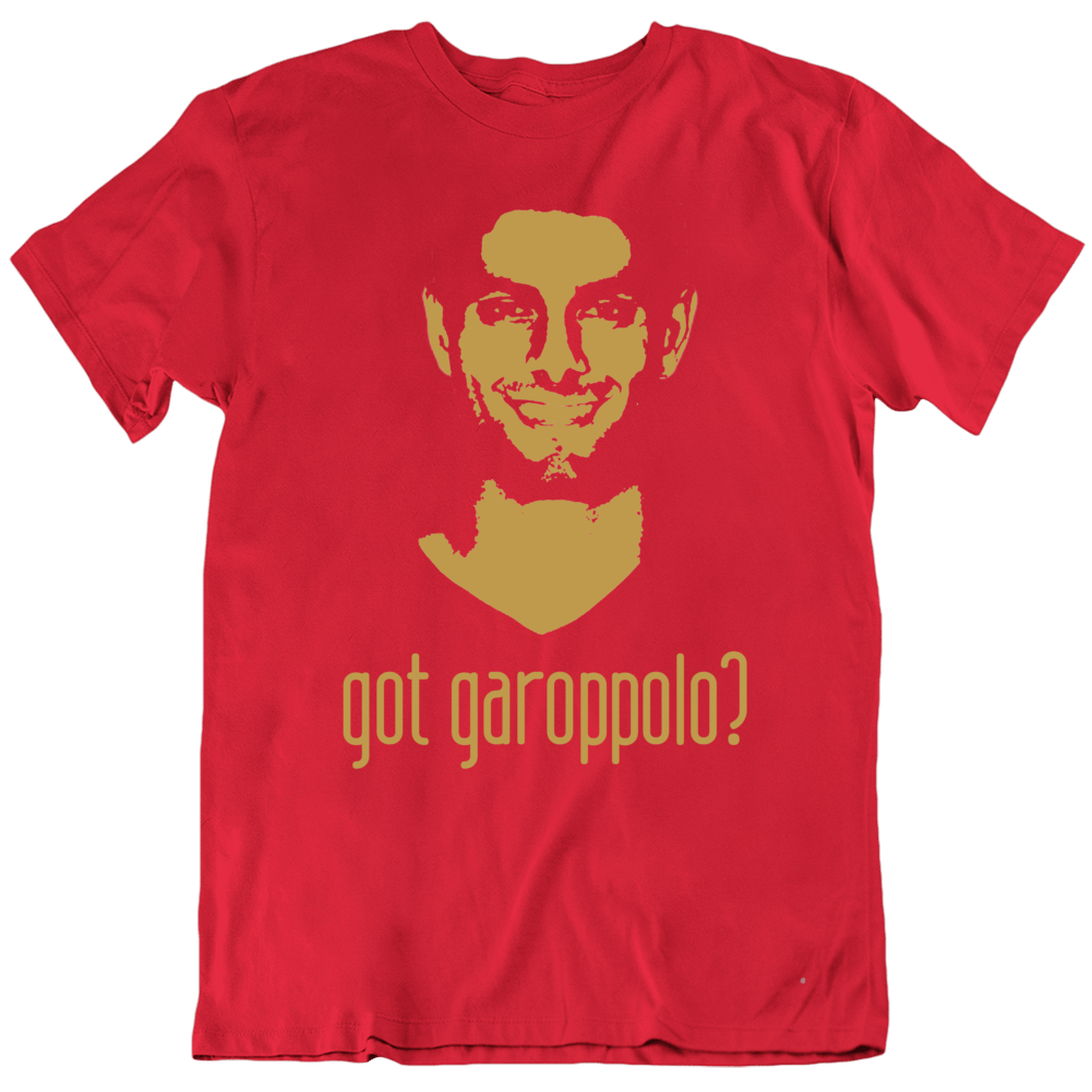 San Francisco 49ers - Jimmy Garoppolo Authentic Stack NFL T-Shirt ::  FansMania