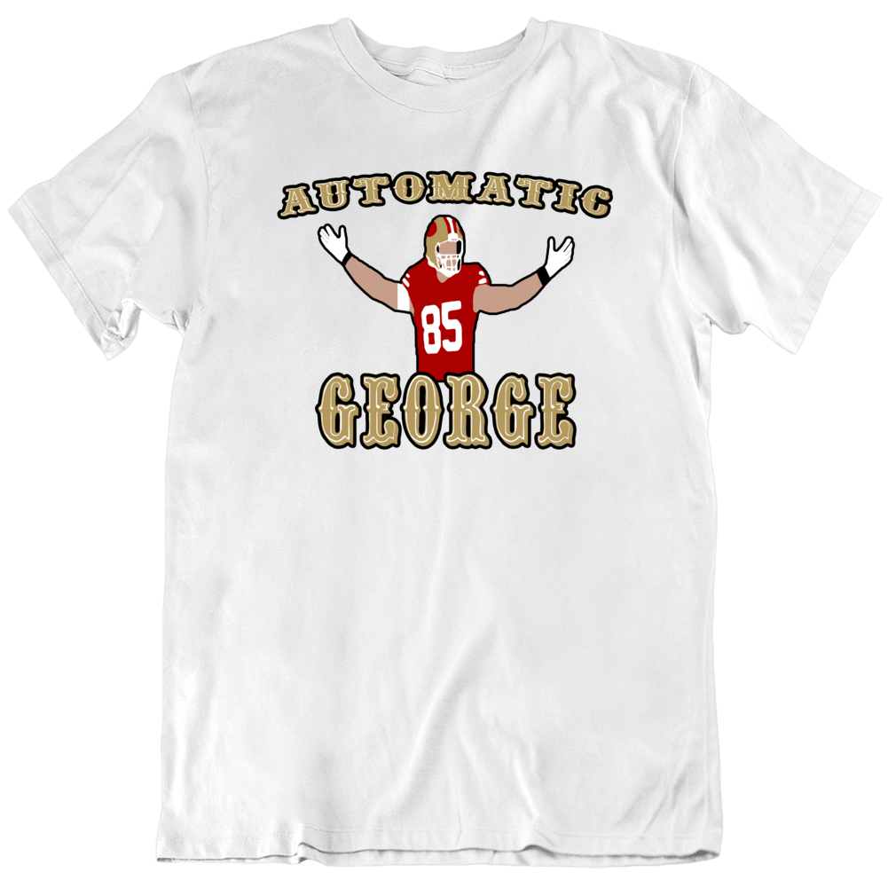 George Kittle X5 San Francisco Football Fan T Shirt Dog / Red / Small