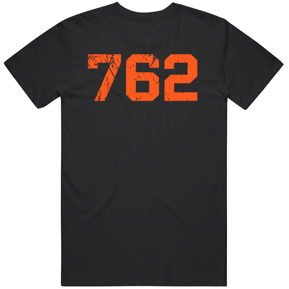 thAreaTshirts Barry Bonds 762 Home Run Record San Francisco Baseball Fan T Shirt Tanktop / Black / 2 X-Large