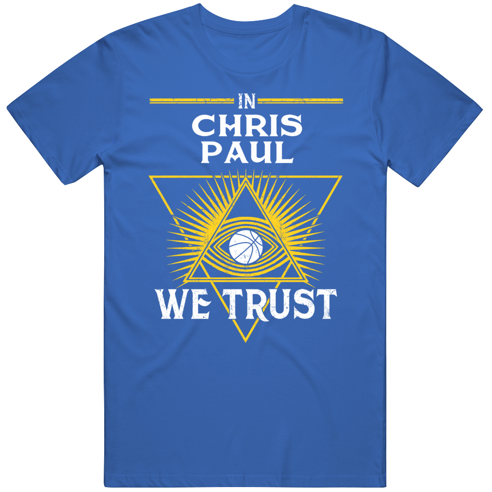 Chris Paul We Trust Golden State Basketball Fan T Shirt theBayAreaTshirts