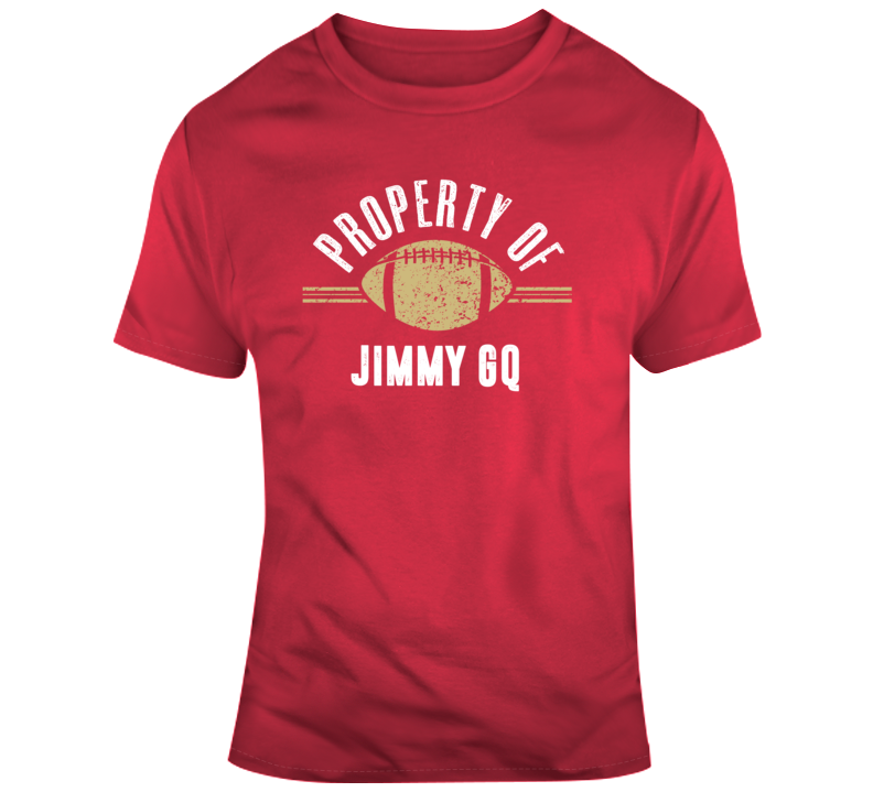 Jimmy Garoppolo Shirt GQ Typography San Francisco 49ers Gift - Personalized  Gifts: Family, Sports, Occasions, Trending