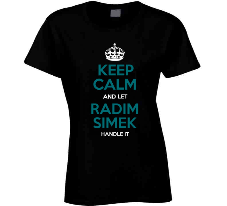 Radim Simek Keep Calm San Jose Hockey Fan T Shirt