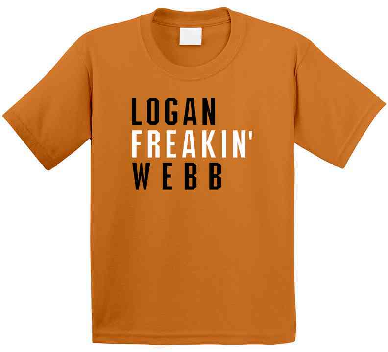 thAreaTshirts Logan Webb Freakin San Francisco Baseball Fan V2 T Shirt Crewneck Sweatshirt / Black / Small