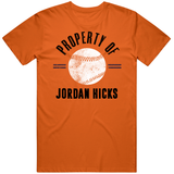 Jordan Hicks Property Of San Francisco Baseball Fan T Shirt