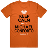 Michael Conforto Keep Calm San Francisco Baseball Fan T Shirt