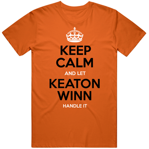 Keaton Winn Keep Calm San Francisco Baseball Fan T Shirt