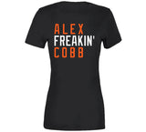 Alex Cobb Freakin San Francisco Baseball Fan T Shirt