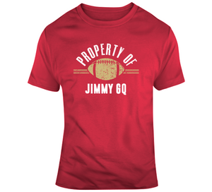 Jimmy Garoppolo Jimmy Gq Property Of San Francisco Football Fan T Shirt