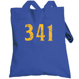 Area Code 341 Golden State Basketball Fan Distressed T Shirt