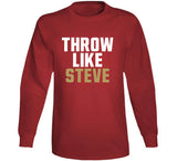 Steve Young Throw Like Steve San Francisco Football Fan T Shirt