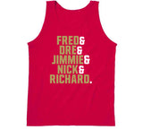 Defense Fred Dre Jimmie Nick Richard San Francisco Football Fan T Shirt