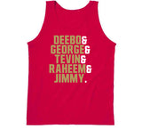 Offense Deebo George Tevin Raheem Jimmy San Francisco Football Fan T Shirt