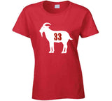 Roger Craig Goat 33 San Francisco Football Fan T Shirt