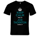 Joe Thornton Keep Calm San Jose Hockey Fan T Shirt